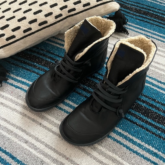 Camper Shearling Boots 39 - Picture 2 of 8